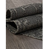 Ковер KAIR ( КАИР) S136 - BLACK-GRAY ( Овал )