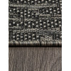 Ковер KAIR ( КАИР) S136 - BLACK-GRAY ( Овал )