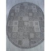 Ковер KAIR ( КАИР) S138 - DARK-GRAY ( Овал )