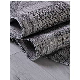 Ковер KAIR ( КАИР) S138 - DARK-GRAY ( Овал )