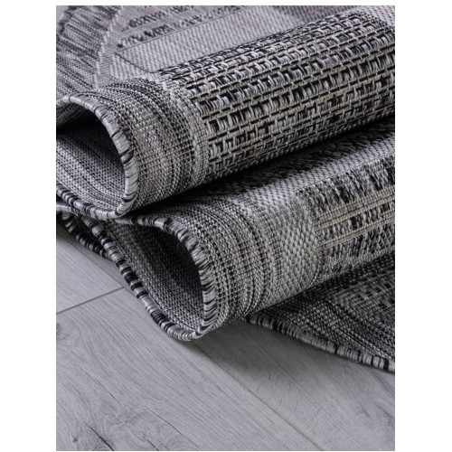 Ковер KAIR ( КАИР) S138 - DARK-GRAY ( Овал )