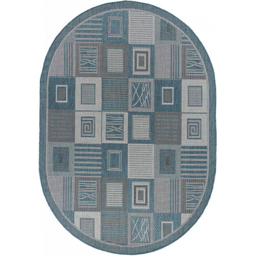 Ковер KAIR ( КАИР) S138 - BLUE ( Овал )