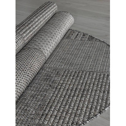 Ковер KAIR ( КАИР) S139 - DARK GRAY ( Овал )
