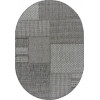Ковер KAIR ( КАИР) S139 - DARK GRAY ( Овал )