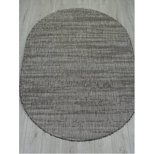 Ковер KAIR ( КАИР) S143 - DARK GRAY ( Овал )