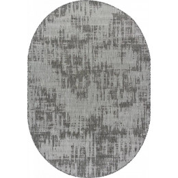 Ковер KAIR ( КАИР) S144 - DARK-GRAY ( Овал )