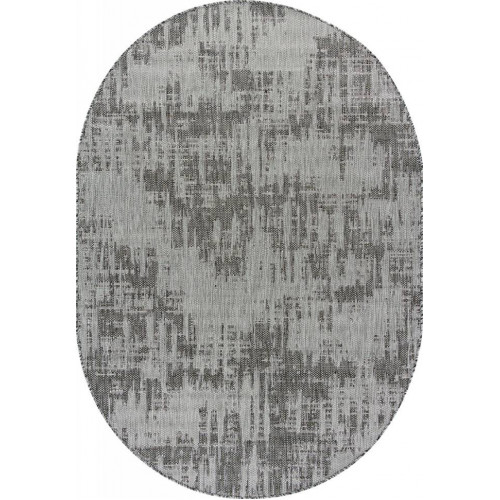 Ковер KAIR ( КАИР) S144 - DARK-GRAY ( Овал )