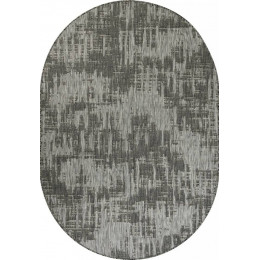 Ковер KAIR ( КАИР) S144 - GRAY ( Овал )
