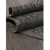 Ковер KAIR ( КАИР) S144 - BLACK-GRAY ( Овал )