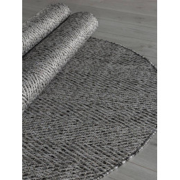 Ковер KAIR ( КАИР) S156 - DARK GRAY ( Овал )