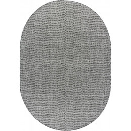 Ковер KAIR ( КАИР) S156 - DARK GRAY ( Овал )