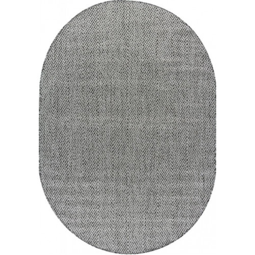 Ковер KAIR ( КАИР) S156 - DARK GRAY ( Овал )