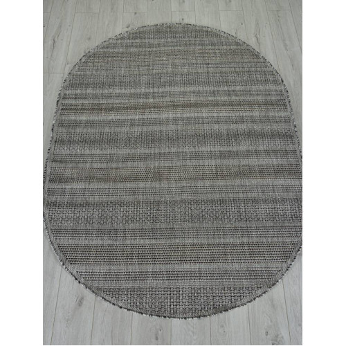 Ковер KAIR ( КАИР) S157 - DARK GRAY ( Овал )