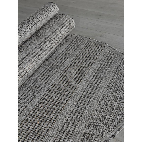 Ковер KAIR ( КАИР) S157 - DARK GRAY ( Овал )