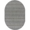 Ковер KAIR ( КАИР) S157 - DARK GRAY ( Овал )