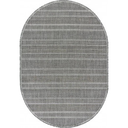 Ковер KAIR ( КАИР) S157 - DARK GRAY ( Овал )