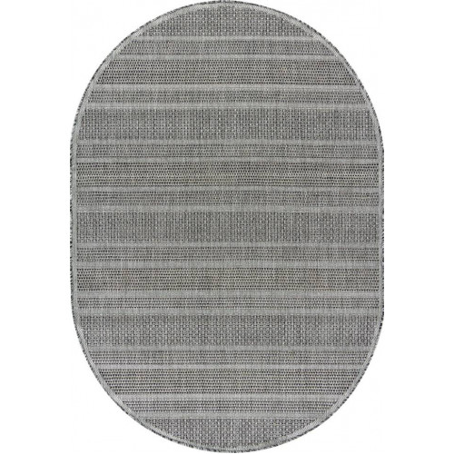 Ковер KAIR ( КАИР) S157 - DARK GRAY ( Овал )