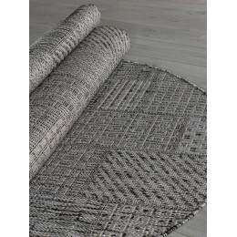 Ковер KAIR ( КАИР) S160 - DARK GRAY ( Овал )