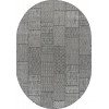 Ковер KAIR ( КАИР) S160 - DARK GRAY ( Овал )