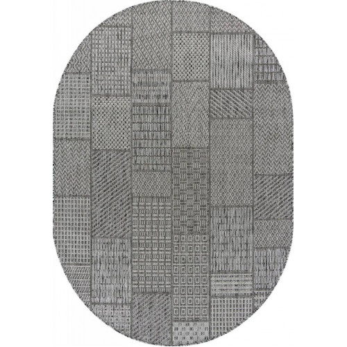 Ковер KAIR ( КАИР) S160 - DARK GRAY ( Овал )