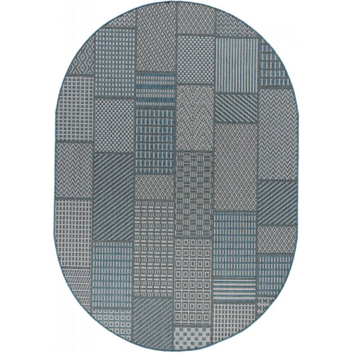 Ковер KAIR ( КАИР) S160 - BLUE ( Овал )