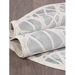 Ковер MIRANDA ( МИРАНДА ) D967 - BLUE-CREAM ( Овал )