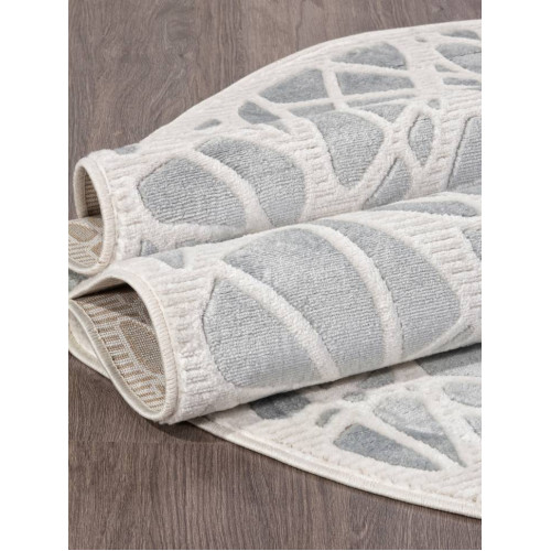 Ковер MIRANDA ( МИРАНДА ) D967 - BLUE-CREAM ( Овал )