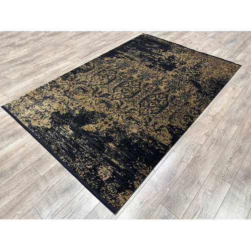Ковер DAHLIA ( ДАХЛИЯ ) 9618A - BLACK / GOLD