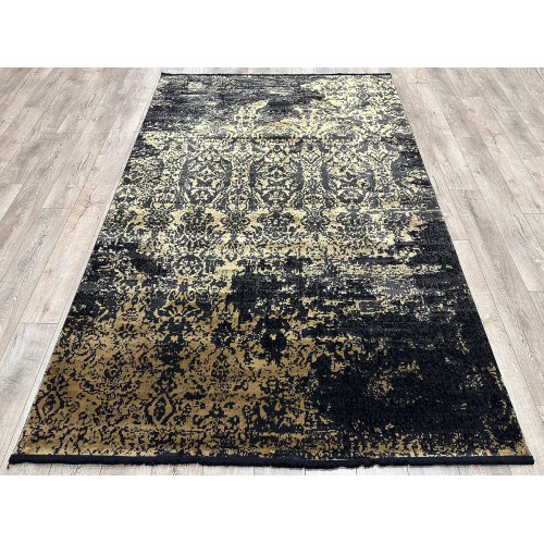 Ковер DAHLIA ( ДАХЛИЯ ) 9618A - BLACK / GOLD