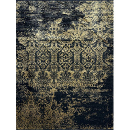 Ковер DAHLIA ( ДАХЛИЯ ) 9618A - BLACK / GOLD