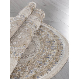 Ковер MOSSO ( МОССО ) 27226 - BEIGE / BLUE ( Овал ) 
