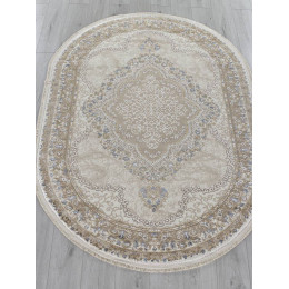Ковер MOSSO ( МОССО ) 27226 - BEIGE / BLUE ( Овал ) 