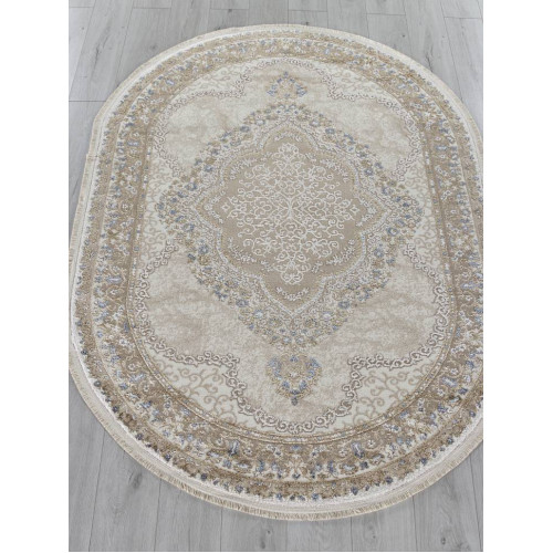Ковер MOSSO ( МОССО ) 27226 - BEIGE / BLUE ( Овал ) 