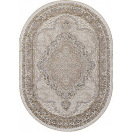 Ковер MOSSO ( МОССО ) 27226 - BEIGE / BLUE ( Овал ) 