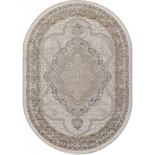 Ковер MOSSO ( МОССО ) 27226 - BEIGE / BLUE ( Овал ) 