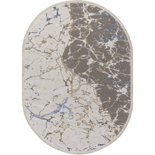 Ковер MOSSO ( МОССО ) 27231 - GRY / BLUE ( Овал )