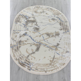 Ковер MOSSO ( МОССО ) 27243 - GRY / BLUE ( Овал )