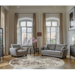 Ковер MARMARIS ( МАРМАРИС ) 26925A - GRY / D.BEIGE ( Овал )